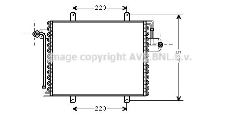 AVA QUALITY COOLING Kondensators, Gaisa kond. sistēma RT5195